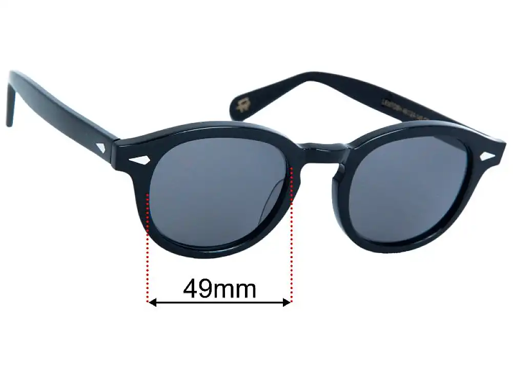 小物 MOSCOT LEMTOSH 49 BLACK LEMTOSH WITH BLUE+ | MOSCOT